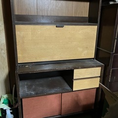 【4月24日引取最終】テレビ液晶、ブラウン管ジャンク、棚、ラック　ファンヒーター、無料／家具家電他、４月２４日処分の画像