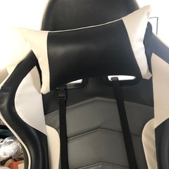 ゲーミングチェア　座椅子　ブラックの画像