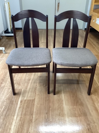 椅子2脚セット【町田市再生家具】250248
