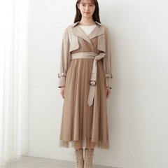 JILL by JILL STUART ◇チュールフレアトレンチコートの画像