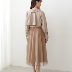 JILL by JILL STUART ◇チュールフレアトレンチコートの画像