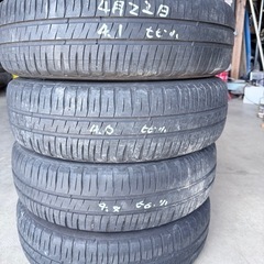 14インチ ブラックホイールセット ミシュランタイヤの画像