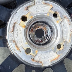 14インチ ブラックホイールセット ミシュランタイヤの画像