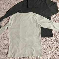 タートルネックシャツ　セマンテックデザイン 2枚セット　1点は2800円の画像