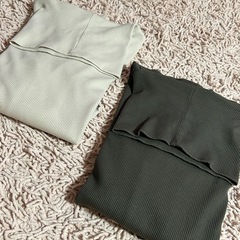 タートルネックシャツ　セマンテックデザイン 2枚セット　1点は2...