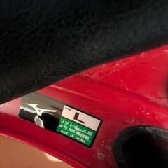 ミズノ　ソフトボール用　ヘルメット　顎ガードの画像