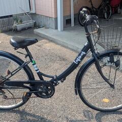 (決まりました)26インチ　折りたたみ自転車の画像