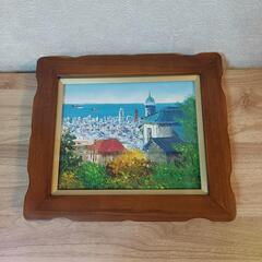 値下げ可 小林幸三 神戸 風景画 油彩画 油絵 風景画 F3