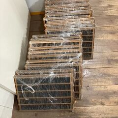 活版印刷用金属文字　漢字　保管棚の画像