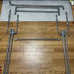 物干し　室内の画像