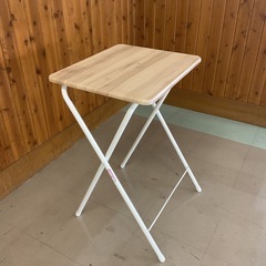【府中市再生家具】No.235  折りたたみテーブル