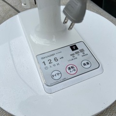 SHARP 扇風機　2017年製の画像