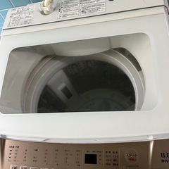 美品　洗濯機　8kg 2023年製の画像