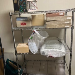 ステンレス4段棚の画像