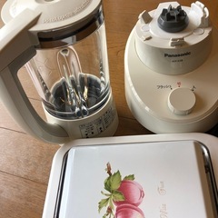 パナソニックミキサー＆加温トレーの画像