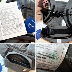 日本正規品　エルゴベビー【エルゴオムニブリーズ】ergobaby  抱っこ紐　グラファイトグレー　OMNIBREEZEの画像