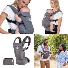 日本正規品　エルゴベビー【エルゴオムニブリーズ】ergobaby  抱っこ紐　グラファイトグレー　OMNIBREEZEの画像