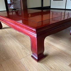 カリモク　座卓テーブルの画像