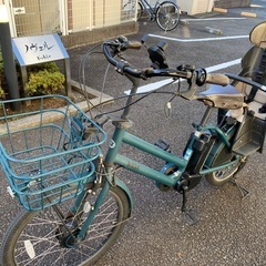 BRIDGESTONEの子ども乗せ電動アシスト自転車BIKKE 2020年式  の画像