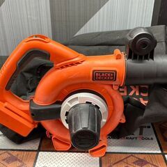 値下げしました！【中古】ブラックアンドデッカー BLACK+DECKER GWC36N ブロワー バッテリ×2・充電器付きの画像