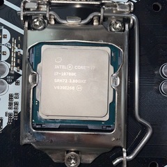 intel corei7-10700K ASRock マザボZ490M Pro4
の画像