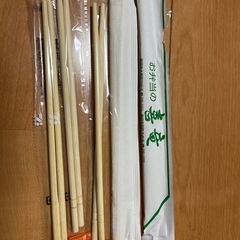割り箸・つまようじセット　約130膳の画像