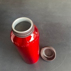 [新品未使用] アルミボトル　水素水用　カラビナ付きの画像
