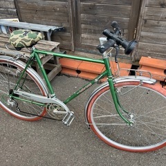 昭和レトロフジ自転車、フジロードマン、フジフェザーコンポ、フジ自転車アルミフェンダーの画像