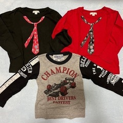 子ども服 サイズ100 長袖ロンTの画像