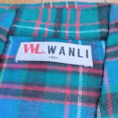 レディースパジャマ　Mサイズ　綿 100% グリーンチエックの画像