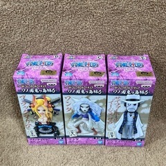 3個セット　ワノ国 鬼ヶ島編６ブラックマリア、ワンダ、サイファーポールイージスゼロ　ワーコレ　フィギュア　ワンピースの画像
