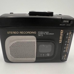 AIWA アイワ ポータブルカセットレコーダー TR-3 FM/...