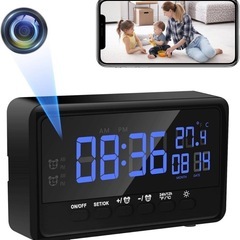 [新品未使用品]置時計型　防犯カメラ　 スマホ操作 wifi 小...