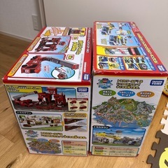 トミカ　ダブルアクショントミカビル　変形出動！ビッグファイヤー&コマンドステーションの画像