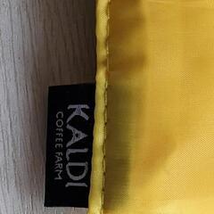 ★★KALDIエコバッグ(イエロー)★美品★★の画像
