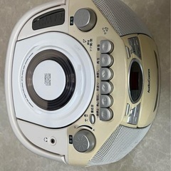 AudioComm ラジカセ CDプレーヤー　　RCD-570K-Wの画像