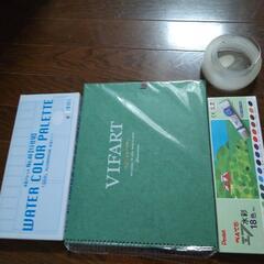 水彩画道具新品の画像
