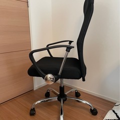 ニトリ　ワークチェア(インバネスU MC BK) 商品コード:6620731
の画像