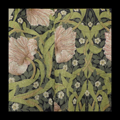 レトロ スカート 春夏 緑 花柄 総 シアー シースルー 併売の画像