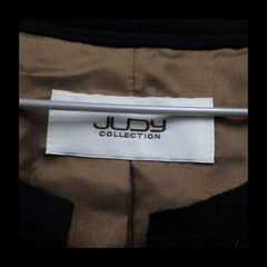 昭和 レトロ ジャケット ショート丈 グレー ぽわん袖 バルーン袖 ブルゾン 表毛100% 裏ポリエステル100% 併売の画像