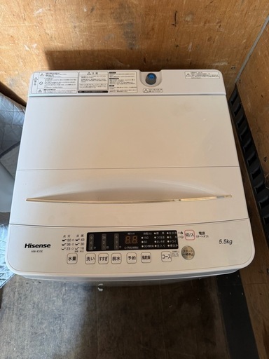 236⭕️美品 21年製 シャープ 洗濯機 5.5kg/乾燥 3.5kg 設置