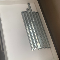 DIYにいかがですか？ 引き出し付  スライドレール 3セットの画像