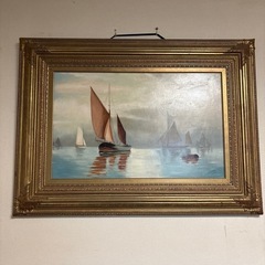 絵画、洋画、アンティーク額縁　　