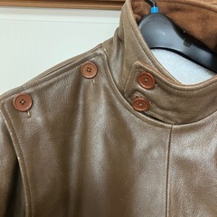 レザージャケット　ライダース　革ジャンの画像