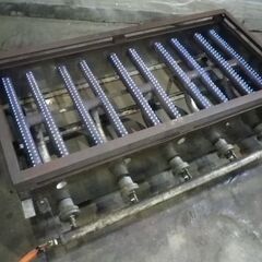 業務用 プロパンガス 鉄板焼き器 5連 本体のみ 卓上 グリラー...