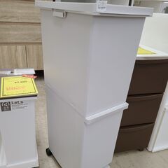 J9337　新輝合成　トンボ　セパ　2段ごみ箱　キャスター付き　...