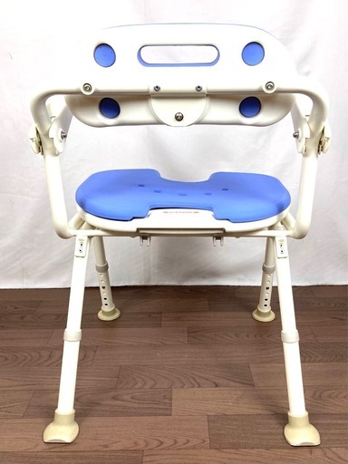 アロン化成 安寿 折りたたみシャワーベンチ IS ブルー (買取え