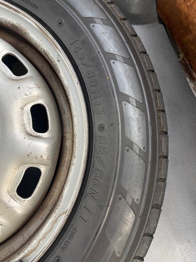 ヨコハマ夏タイヤ 145/80R13 4本セット 2023年製 溝有 (Naveed