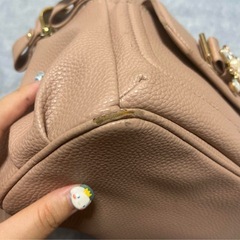値下げ サマンサベガ ピンク ビジューリュックの画像