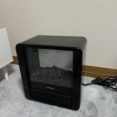 炎が燃えているように見える電気ストーブ